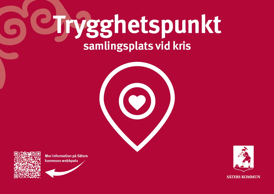 Skylt Trygghetspunkt