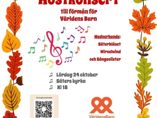 Affisch för Världens barn konsert